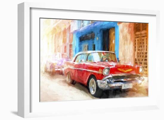 Cuba Painting - Chevys Style-Philippe Hugonnard-Framed Art Print