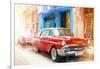 Cuba Painting - Chevys Style-Philippe Hugonnard-Framed Art Print