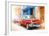 Cuba Painting - Chevys Style-Philippe Hugonnard-Framed Art Print