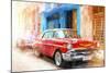 Cuba Painting - Chevys Style-Philippe Hugonnard-Mounted Art Print