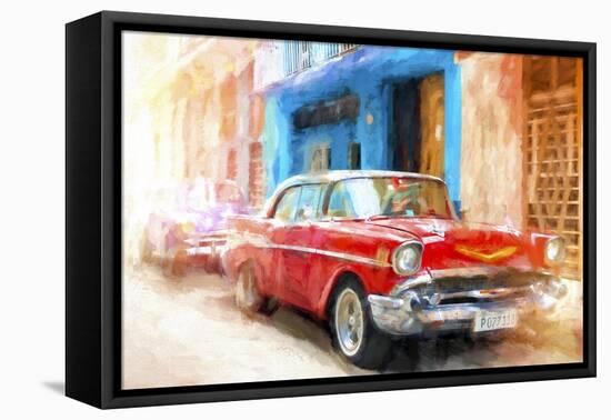 Cuba Painting - Chevys Style-Philippe Hugonnard-Framed Stretched Canvas