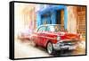 Cuba Painting - Chevys Style-Philippe Hugonnard-Framed Stretched Canvas