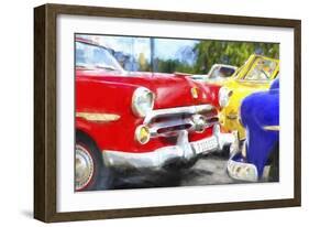 Cuba Painting - Choice of Color-Philippe Hugonnard-Framed Art Print