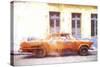 Cuba Painting - Classic American Car-Philippe Hugonnard-Stretched Canvas