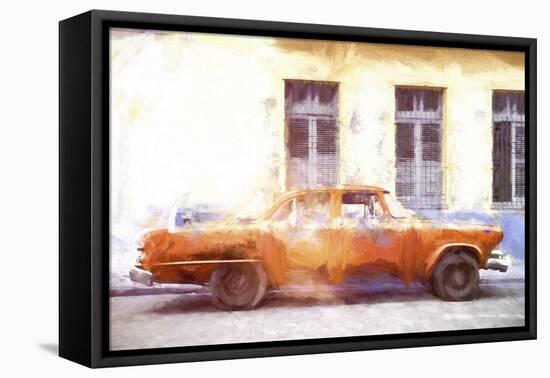 Cuba Painting - Classic American Car-Philippe Hugonnard-Framed Stretched Canvas