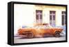 Cuba Painting - Classic American Car-Philippe Hugonnard-Framed Stretched Canvas