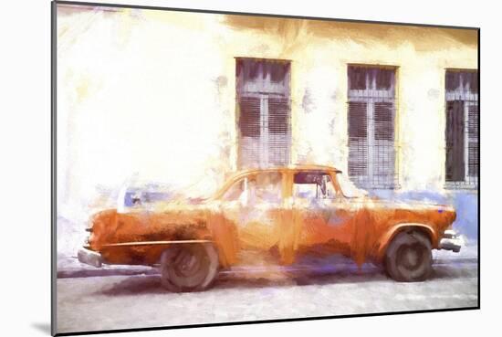 Cuba Painting - Classic American Car-Philippe Hugonnard-Mounted Art Print