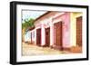 Cuba Painting - Colorful Alley-Philippe Hugonnard-Framed Art Print