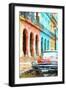 Cuba Painting - Colorful Facades of Havana-Philippe Hugonnard-Framed Art Print