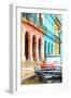 Cuba Painting - Colorful Facades of Havana-Philippe Hugonnard-Framed Art Print