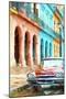 Cuba Painting - Colorful Facades of Havana-Philippe Hugonnard-Mounted Art Print