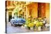 Cuba Painting - Colors of Sunflowers-Philippe Hugonnard-Stretched Canvas