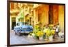 Cuba Painting - Colors of Sunflowers-Philippe Hugonnard-Framed Art Print