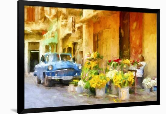 Cuba Painting - Colors of Sunflowers-Philippe Hugonnard-Framed Art Print