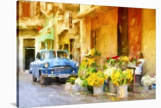 Cuba Painting - Colors of Sunflowers-Philippe Hugonnard-Stretched Canvas