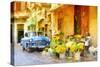 Cuba Painting - Colors of Sunflowers-Philippe Hugonnard-Stretched Canvas