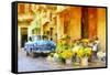 Cuba Painting - Colors of Sunflowers-Philippe Hugonnard-Framed Stretched Canvas