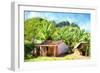 Cuba Painting - Country House-Philippe Hugonnard-Framed Art Print