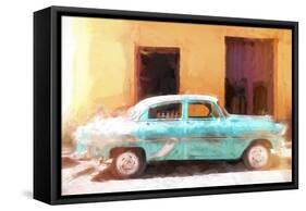 Cuba Painting - Cuba's Classic Car-Philippe Hugonnard-Framed Stretched Canvas