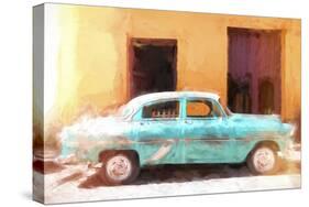 Cuba Painting - Cuba's Classic Car-Philippe Hugonnard-Stretched Canvas