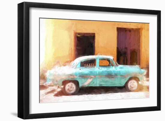 Cuba Painting - Cuba's Classic Car-Philippe Hugonnard-Framed Art Print