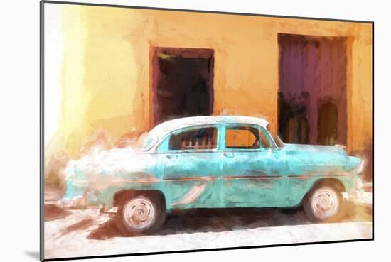 Cuba Painting - Cuba's Classic Car-Philippe Hugonnard-Mounted Art Print