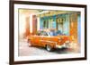 Cuba Painting - Cuban Car-Philippe Hugonnard-Framed Art Print