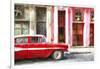 Cuba Painting - Cuban Chevy-Philippe Hugonnard-Framed Art Print