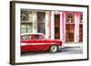Cuba Painting - Cuban Chevy-Philippe Hugonnard-Framed Art Print