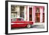 Cuba Painting - Cuban Chevy-Philippe Hugonnard-Framed Art Print