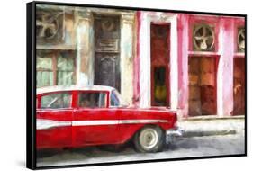 Cuba Painting - Cuban Chevy-Philippe Hugonnard-Framed Stretched Canvas
