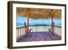 Cuba Painting - Date Beach-Philippe Hugonnard-Framed Premium Giclee Print