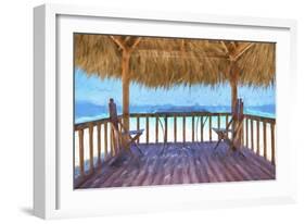 Cuba Painting - Date Beach-Philippe Hugonnard-Framed Art Print