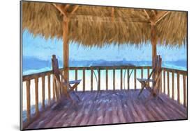 Cuba Painting - Date Beach-Philippe Hugonnard-Mounted Art Print