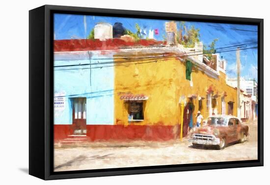 Cuba Painting - Destination Pleasure-Philippe Hugonnard-Framed Stretched Canvas