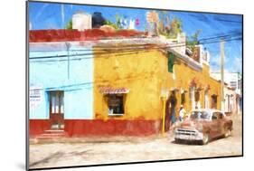 Cuba Painting - Destination Pleasure-Philippe Hugonnard-Mounted Art Print