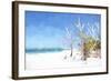 Cuba Painting - Forgotten Beach II-Philippe Hugonnard-Framed Art Print