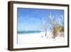 Cuba Painting - Forgotten Beach II-Philippe Hugonnard-Framed Art Print