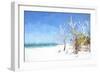 Cuba Painting - Forgotten Beach II-Philippe Hugonnard-Framed Art Print