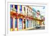 Cuba Painting - Fulls of Colors-Philippe Hugonnard-Framed Art Print