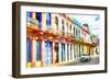 Cuba Painting - Fulls of Colors-Philippe Hugonnard-Framed Art Print