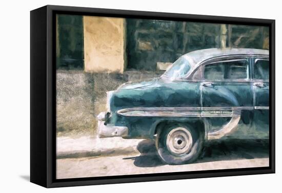Cuba Painting - Greensea-Philippe Hugonnard-Framed Stretched Canvas