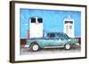 Cuba Painting - Havana Blue-Philippe Hugonnard-Framed Art Print