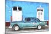 Cuba Painting - Havana Blue-Philippe Hugonnard-Mounted Art Print