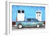 Cuba Painting - Havana Blue-Philippe Hugonnard-Framed Art Print