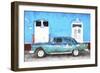 Cuba Painting - Havana Blue-Philippe Hugonnard-Framed Premium Giclee Print
