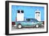 Cuba Painting - Havana Blue-Philippe Hugonnard-Framed Premium Giclee Print