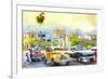 Cuba Painting - Havana Classic Cars-Philippe Hugonnard-Framed Art Print