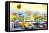 Cuba Painting - Havana Classic Cars-Philippe Hugonnard-Framed Stretched Canvas