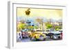 Cuba Painting - Havana Classic Cars-Philippe Hugonnard-Framed Art Print